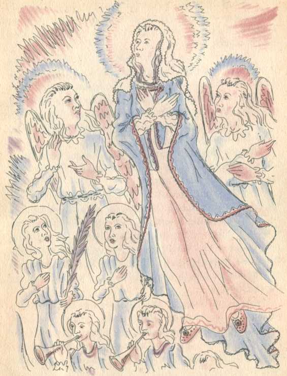 Marija tarp angelų