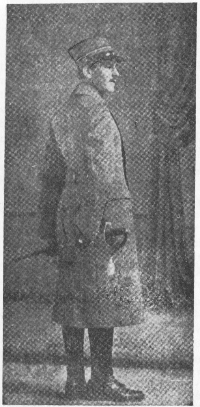 J. Eretas 1918, Šveicarijos karininkas