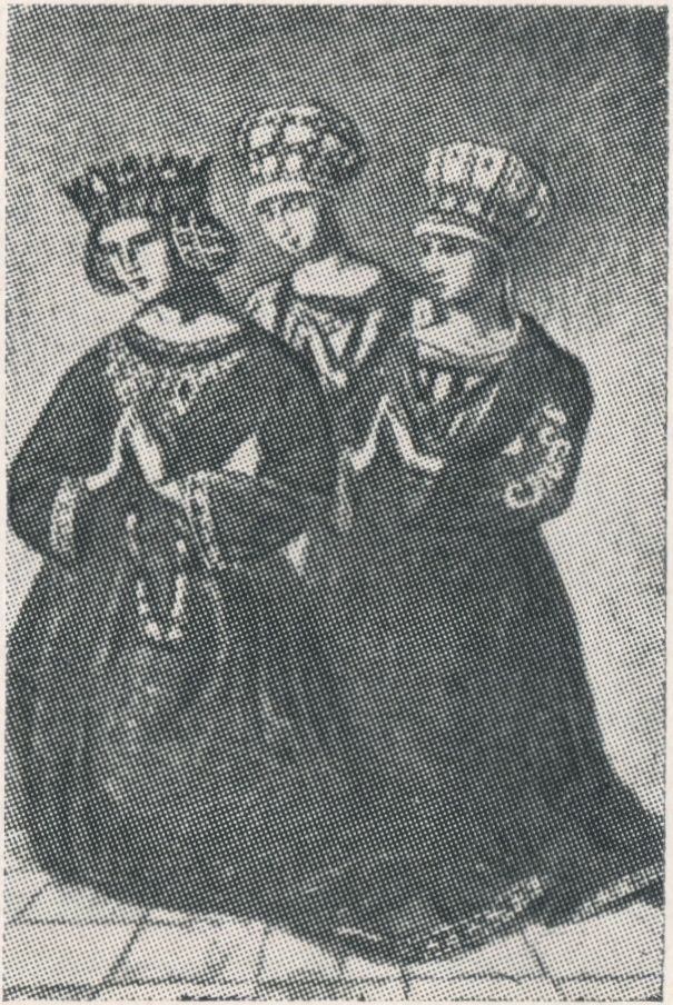 Sofija, šv. Kazimiero sesuo (kairėje)