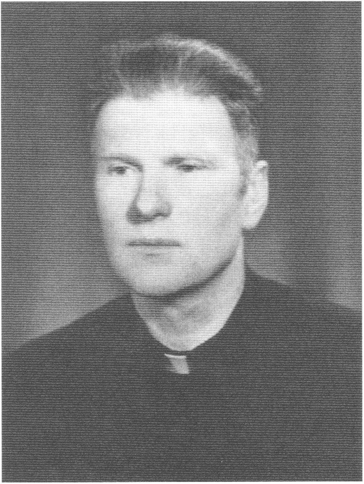 Kun. Juozas Zdebskis po nudeginimo.